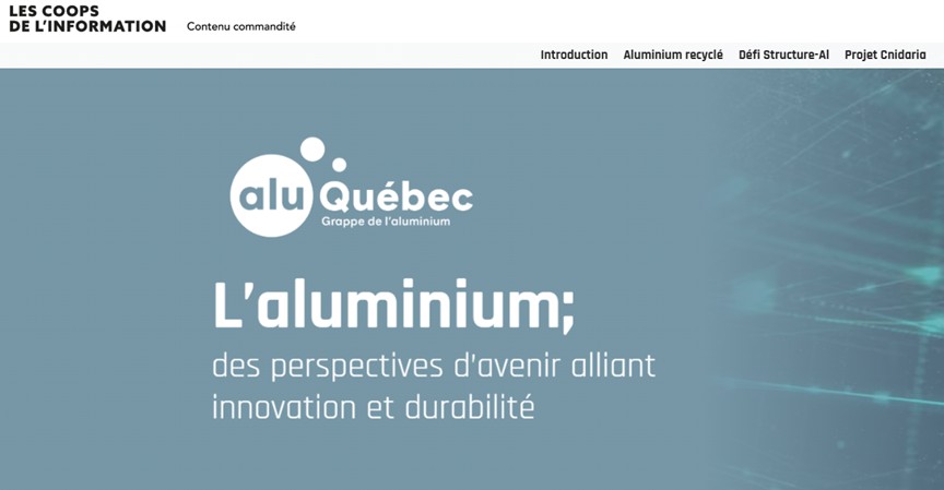 L’aluminium; des perspectives d’avenir alliant innovation et durabilité 2024 - AluQuébec