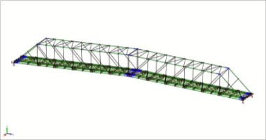 Modélisation et analyse d’une passerelle en aluminium pour déterminer s’il est sécuritaire de la traverser avec un véhicule d’entretien - AluQuébec